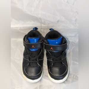 Nike Kids Air Jordan Flight Club '91 Black/Blue Orange DM1687-008 Size 10C Shoes